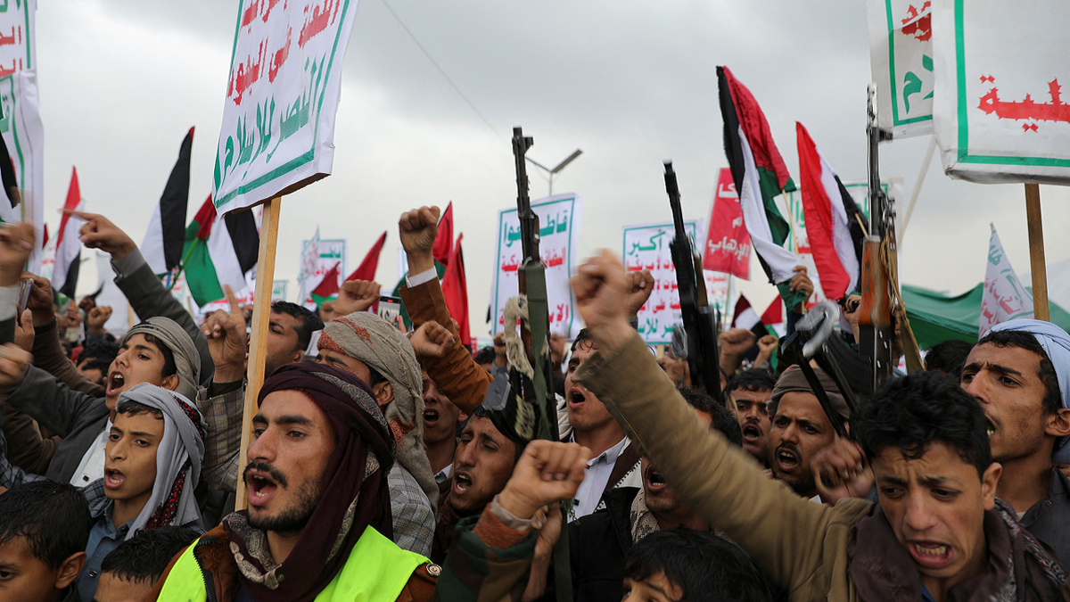 Houthi supporters protest US decision to redesignate terrorist group