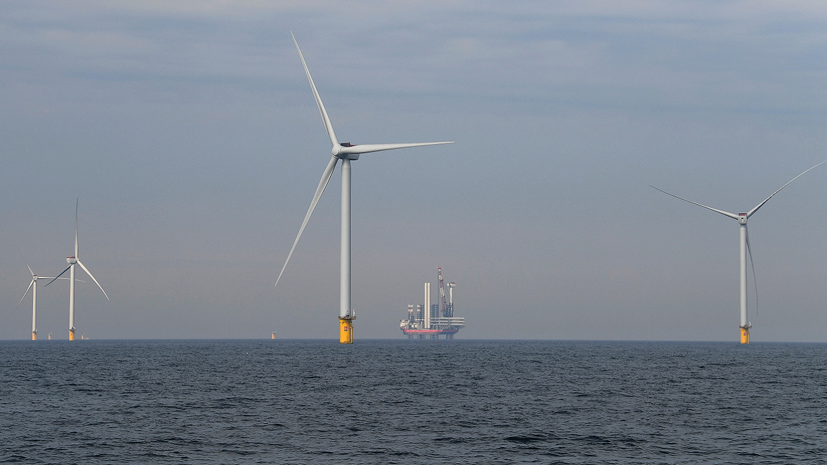 Wind turbines in the North Sea