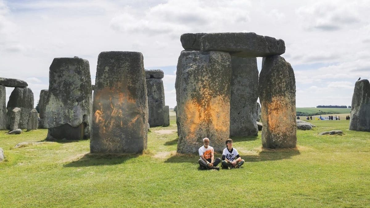 Just Stop Oil Stonehenge