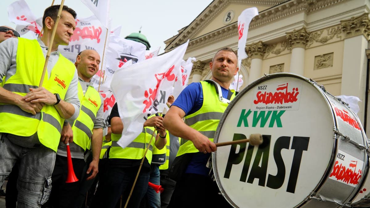 farmers at protest