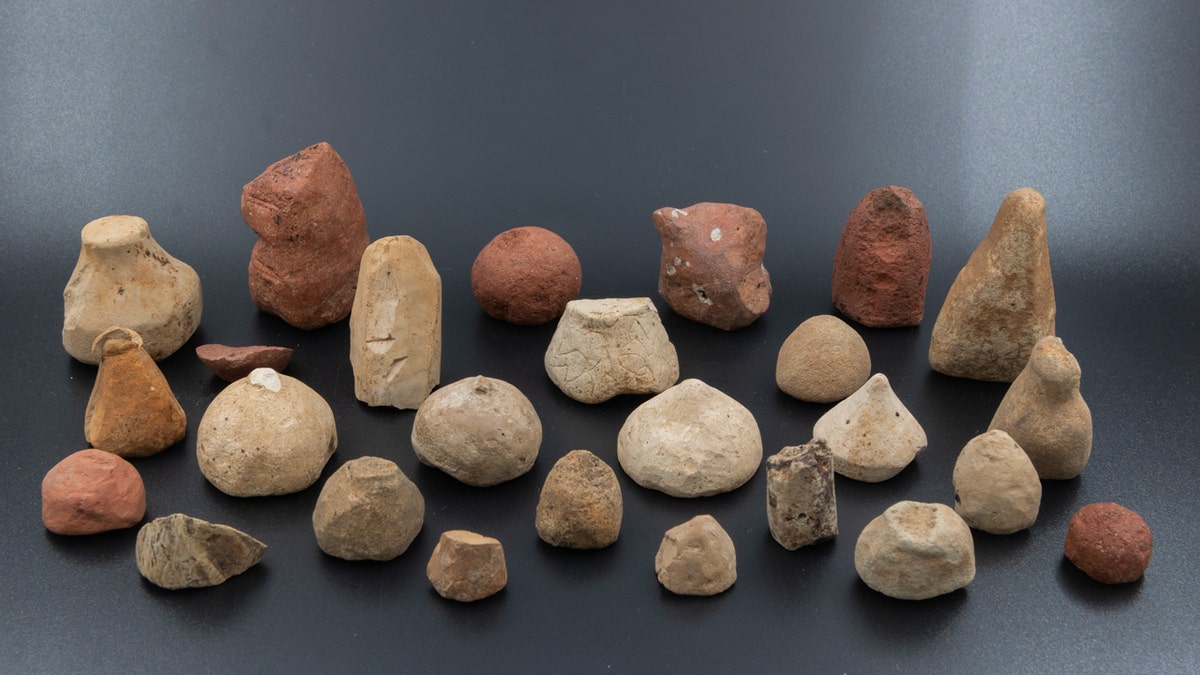 Ancient game pieces
