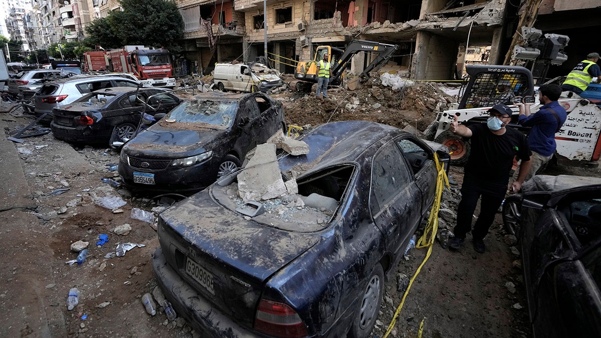 Beirut airstrike aftermath