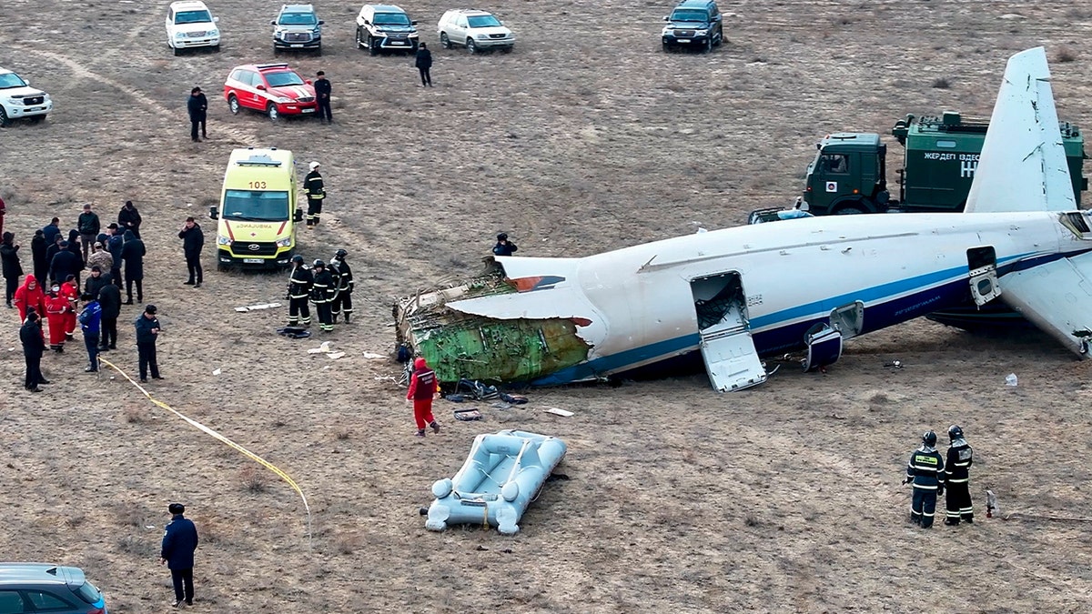 plane crash with first responders