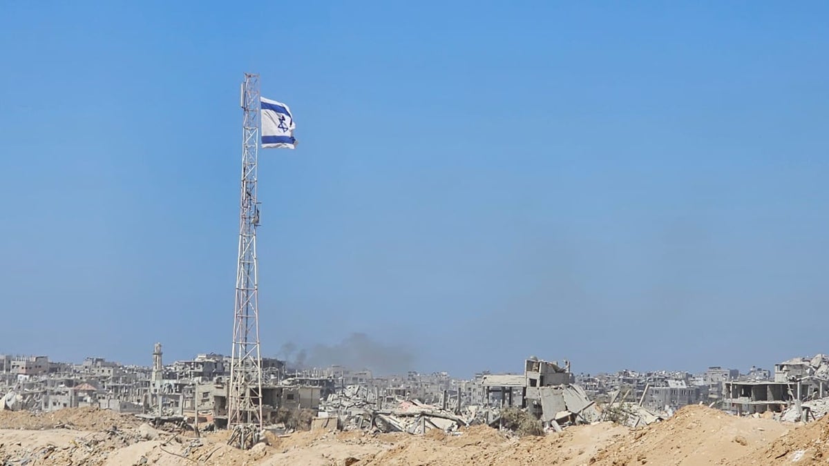 Israeli combat engineers search for Hamas tunnels in the Philadelphi Corridor along the Gaza-Egypt border. 