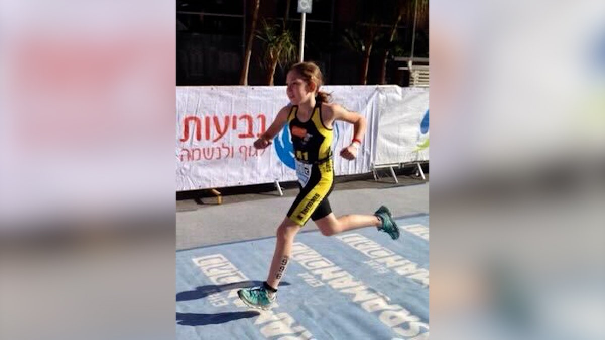 Naama Levy enjoys running in triathlons, like her father and grandfather.