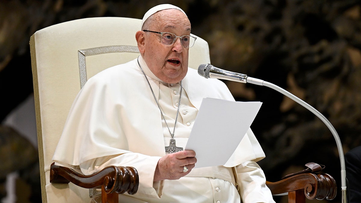 Pope Francis Delivers His Weekly Audience At The Vatican