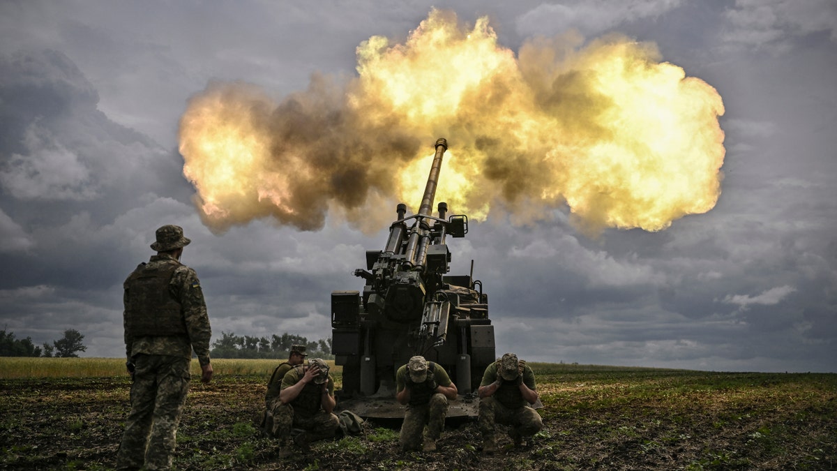 Ukrainian artillery