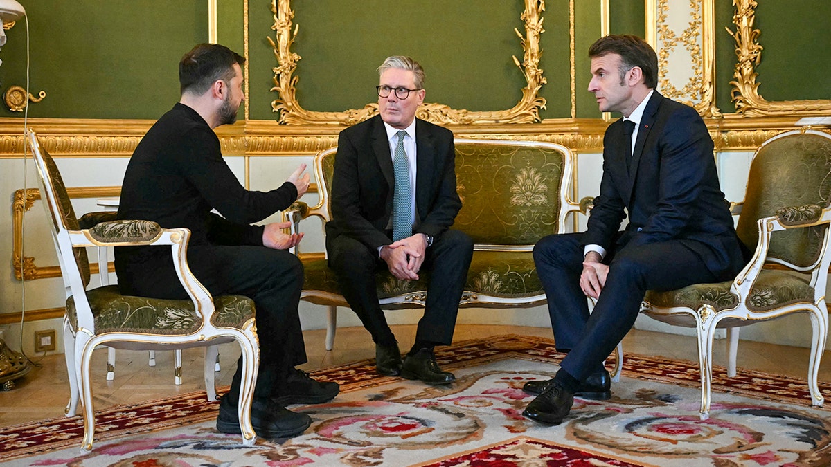 Starmer meets with Zelenskyy and Macron