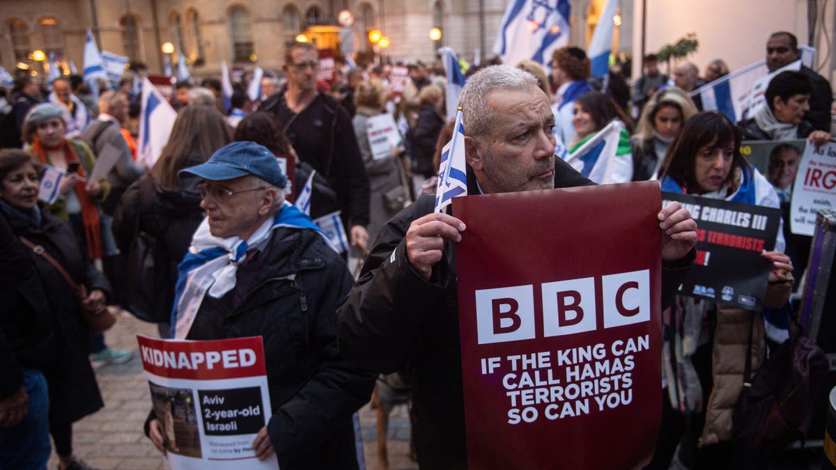 BBC protest sign