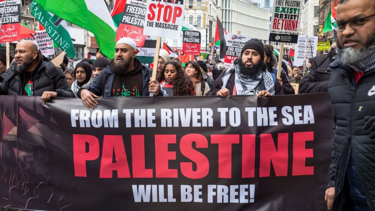Anti-Israel UK protest