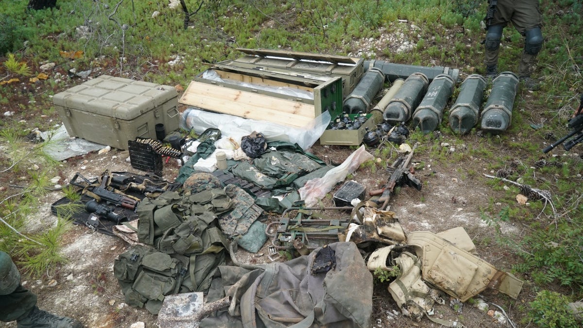 Hezbollah weapons cache in Lebanon