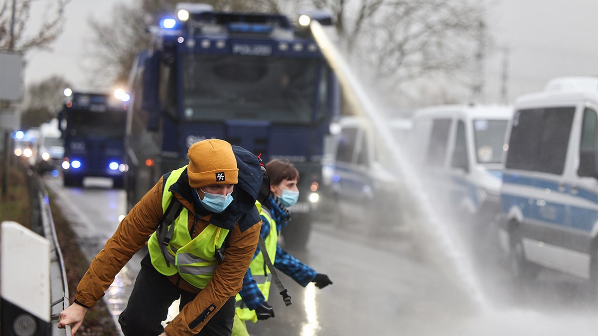 German AfD youth organization protests