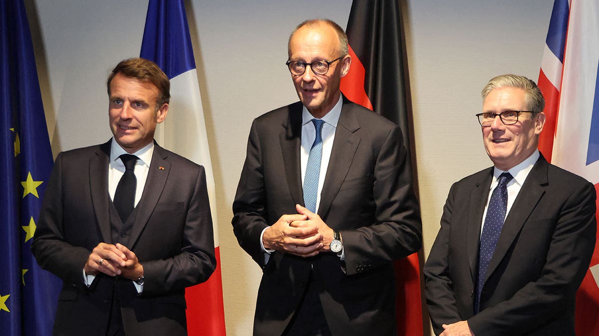 leaders of France, Germany and the UK