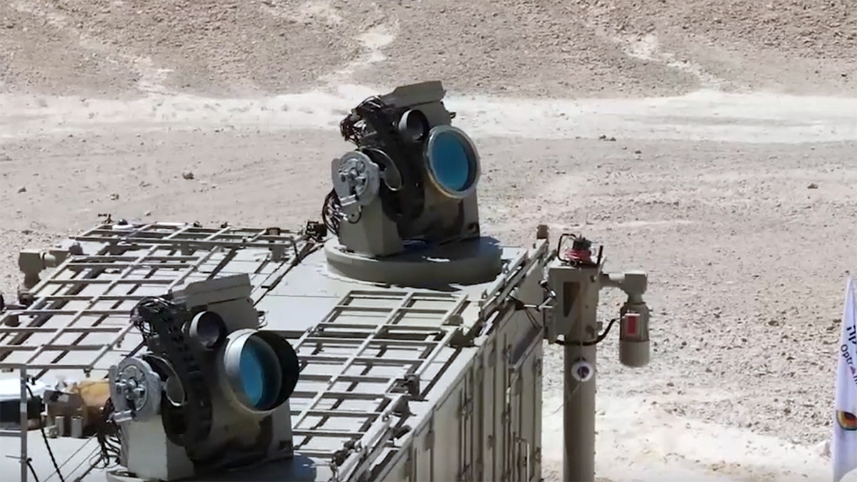 Israel's Iron Beam laser system.