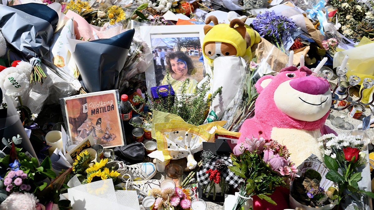Memorial for the youngest Bondi Beach victim, Matilda