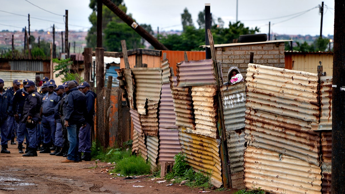 South African police investigating outside pub