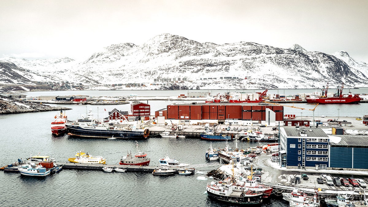 Greenland's landscape and fishing boats