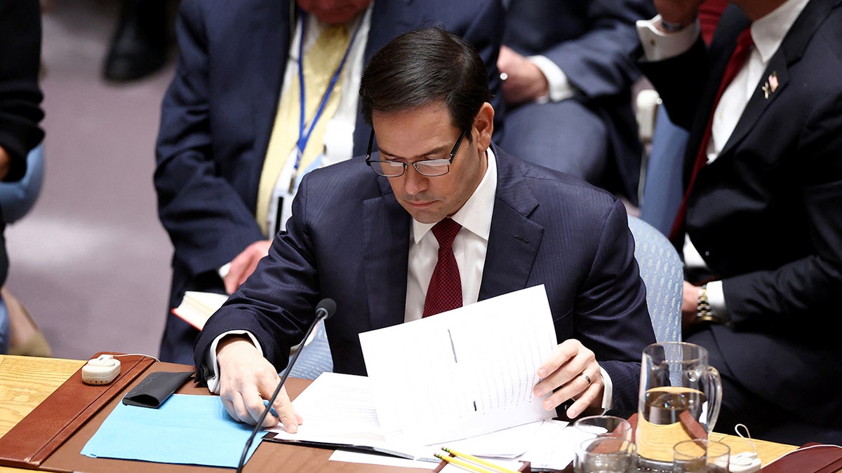 US Secretary of State Marco Rubio UNGA