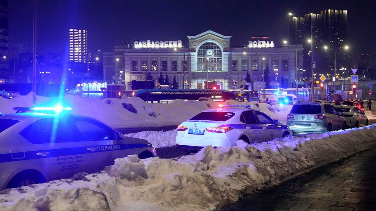 Emergency vehicles in Moscow