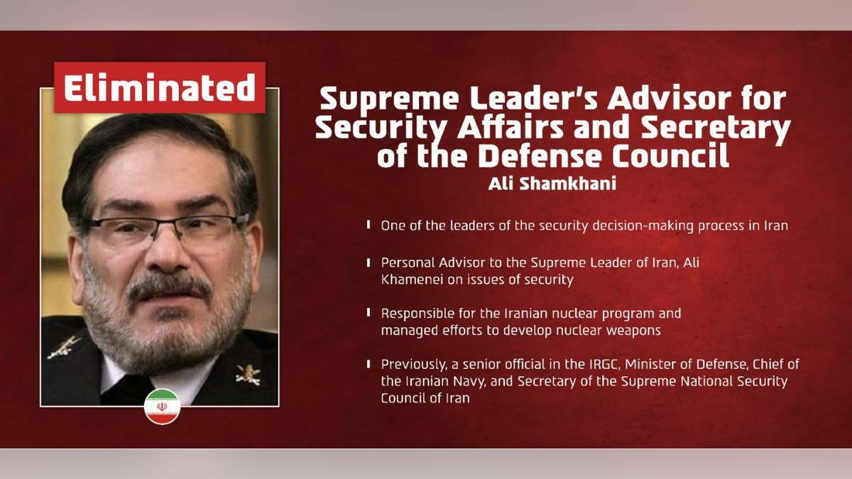 Photo of the an advisor to the supreme leader Shamkhani