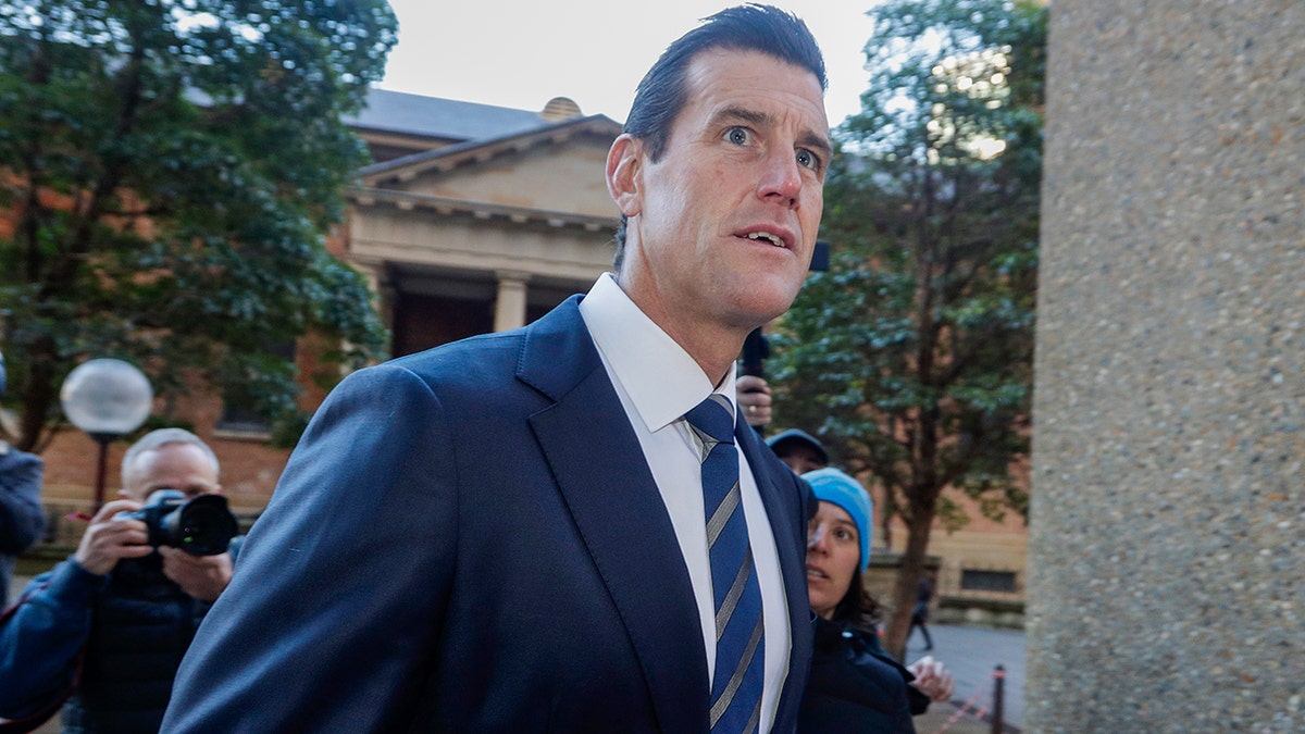 Ben Roberts-Smith arriving at the Federal Court in Sydney