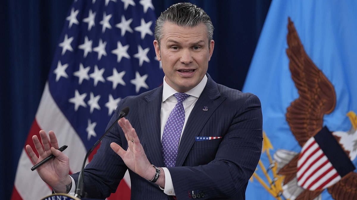 War Secretary Pete Hegseth