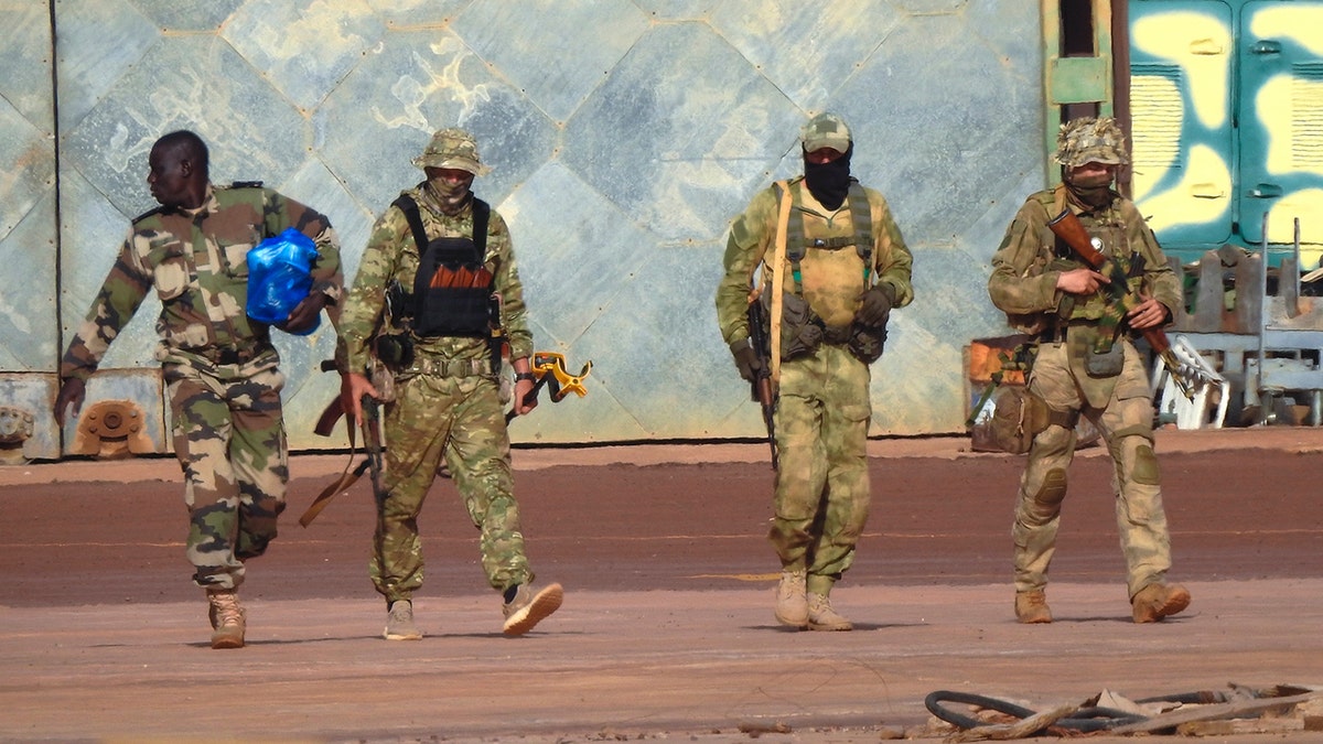 Wagner group members in Mali