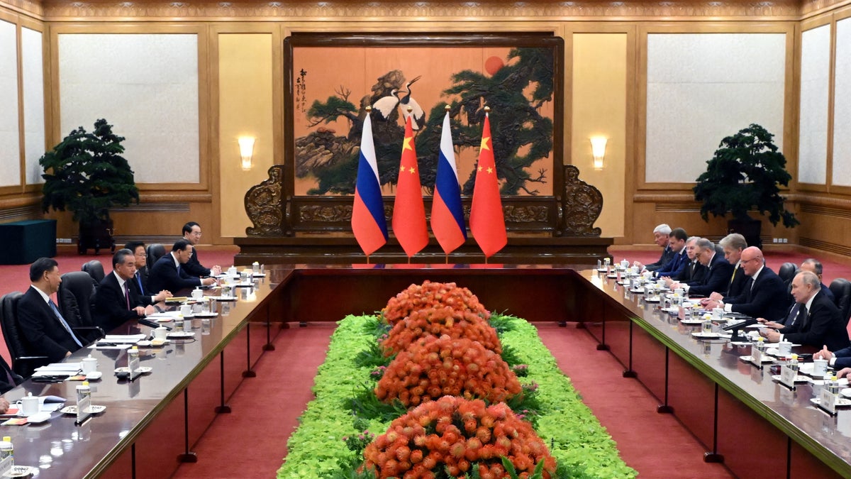 Russia and China meet