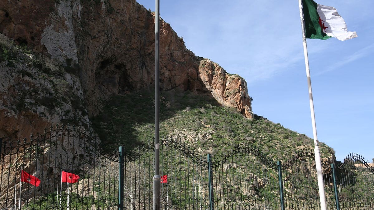 A view of the border between Morocco and Algeria, closed since 1994 due to political disputes, primarily over the Western Sahara issue, seen from Algeria on January 29, 2026. Tensions that began between the Morocco-based administration and the pro-independence Polisario Front, which is supported by Algeria, have continued since Morocco annexed Western Sahara, formerly a Spanish colony, in 1975. While Morocco argues that the region should remain under its sovereignty, the Polisario Front claims that Western Sahara is an independent state.