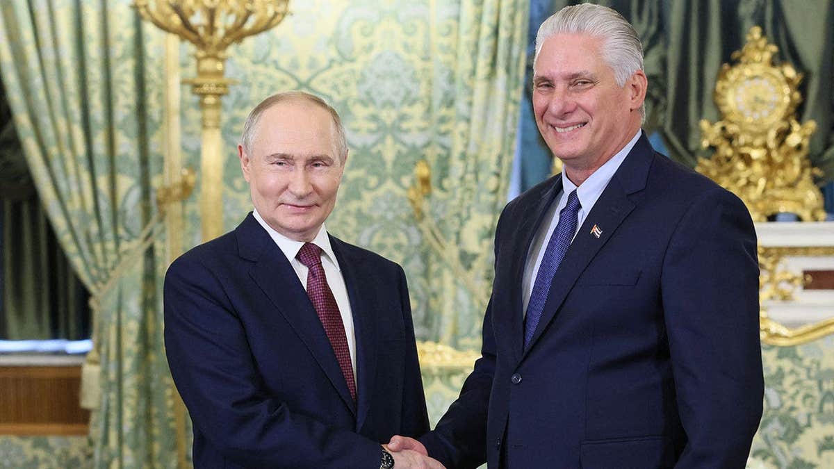 Russia's President Vladimir Putin meets with Cuba's President Miguel Diaz-Canel