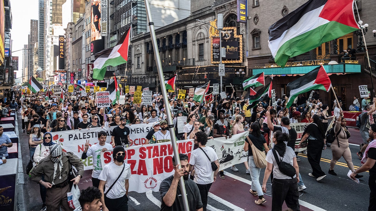 Anti-Israel protest in NYC