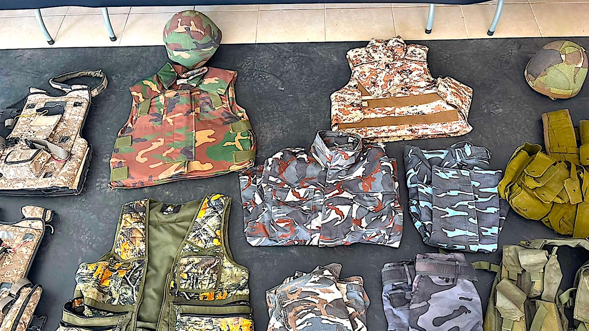 Hezbollah uniforms.