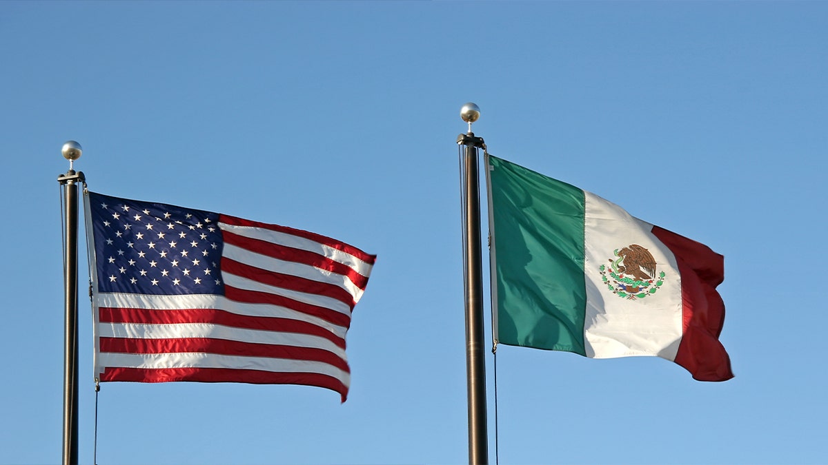 U.S. and Mexico flag