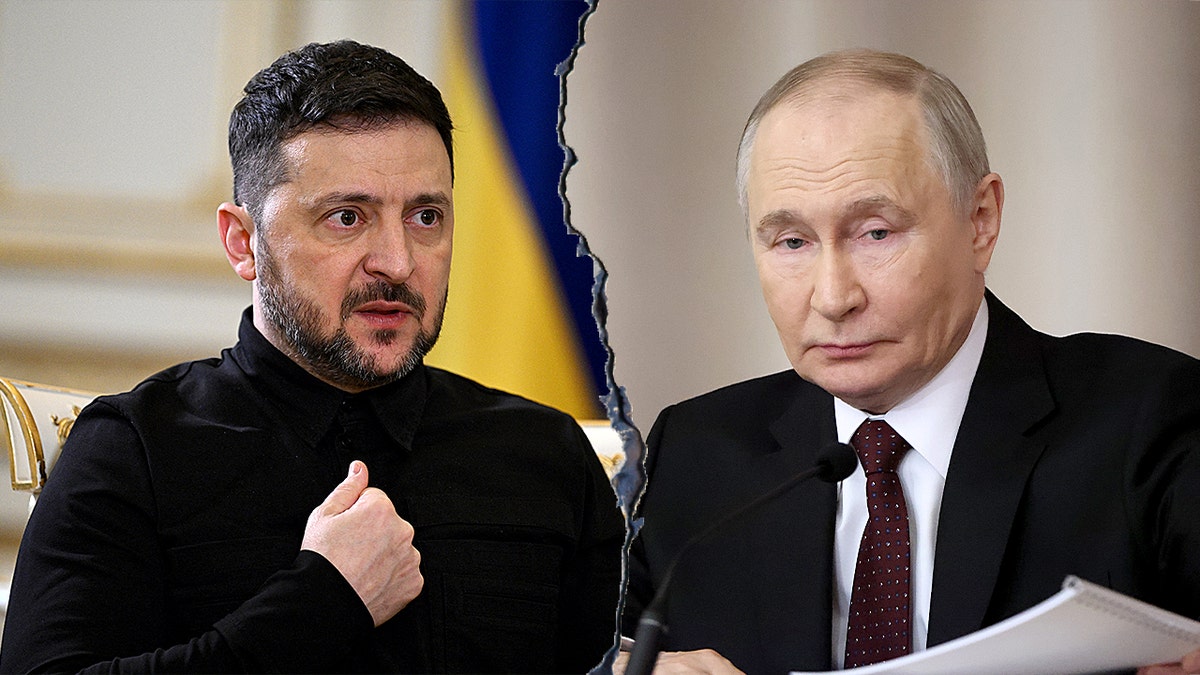 Zelenksyy and Putin