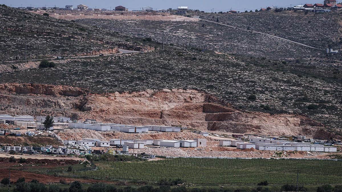 A factory in the Israeli settlement of Shilo in the West Bank