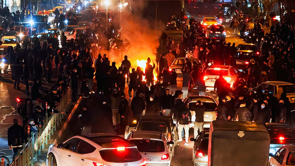 Protesters in Iran