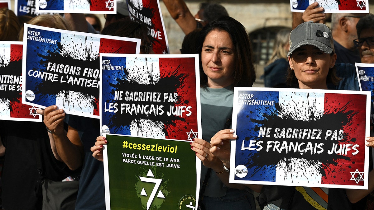 Protest against antisemitism in France
