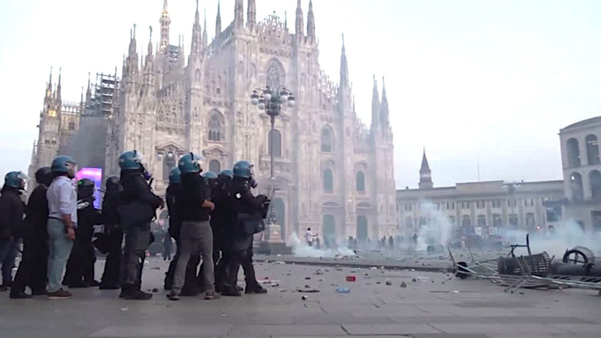 Milan clashes