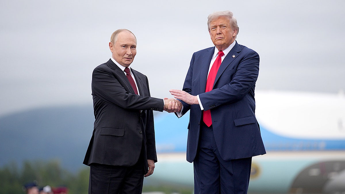 President Trump welcomes Vladimir Putin to Alaska for peace talks on ending the war in Ukraine.