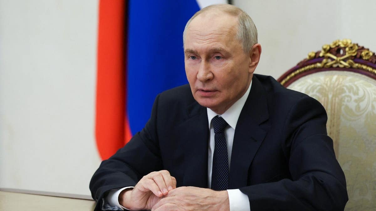 Russia's President Vladimir Putin chairs a Security Council meeting